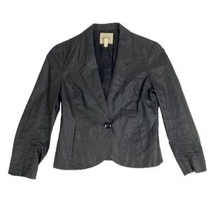 Silence + Noise Faux Leather Blazer Jacket XS